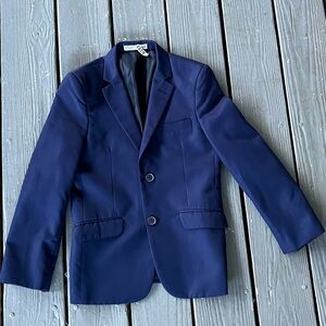 ENGLISH LAUNDRY Boys Size 10 Navy Blazer
